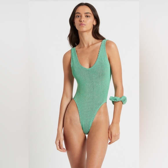 bond-eye Other - Bond eye Mara Low Back One Piece swimsuit, LAGOON LUREX, $180
